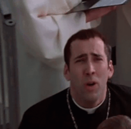 Hollywood Actor Nic Cage Acting Wacky GIF