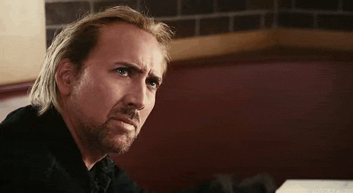 Nic Cage Fierce Eyes GIF