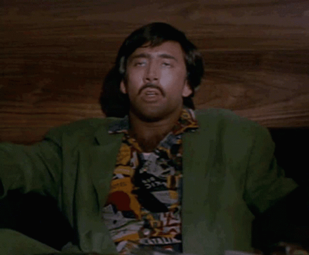 Nic Cage Moustache Thumbs Up GIF