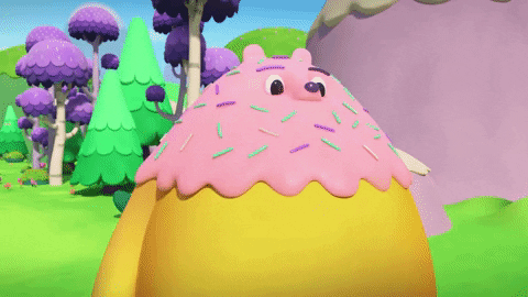 Nice Cream Bear Good Thinking GIF