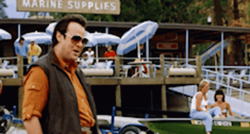 Nice Job Dan Aykroyd At Marine Supplies GIF
