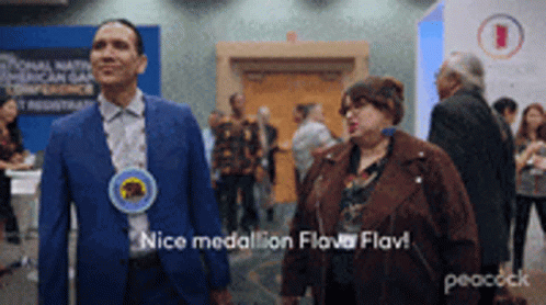 Nice Medallion Flava Flav GIF