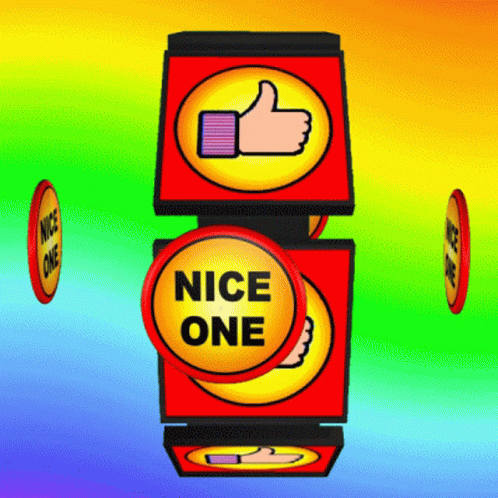 Nice One Thumbs Up Spinning GIF