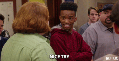 Nice Try Mr Iglesias Lorenzo GIF