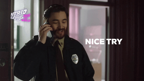 Nice Try Officer Drew Astrid And Lilly GIF