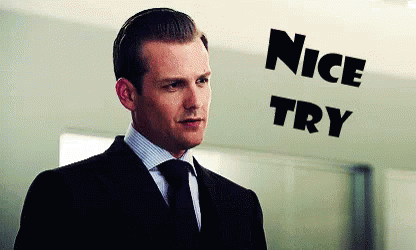 Nice Try Suits Harvey Specter GIF