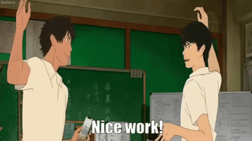 Shinjiro Chikami High Five Nice Work GIF