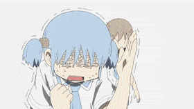 Nichijou Mio Getting Mad GIF