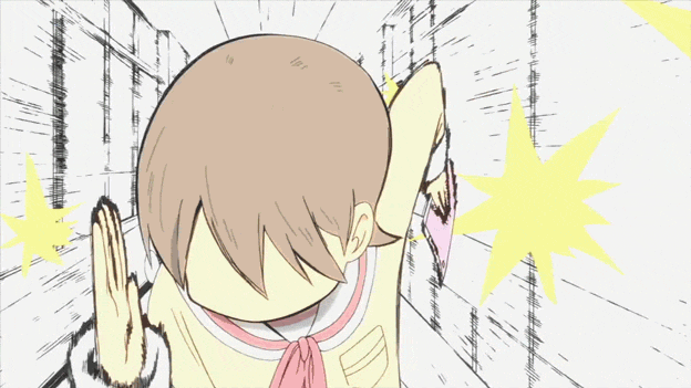 Nichijou Yuuko Running GIF