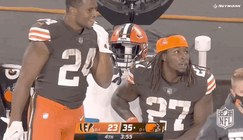 Nick Chubb And Kareem Hunt GIF