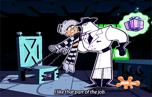 Nick.com Cartoon Saying I Like Part Of Job GIF