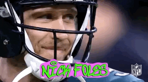 Nick Foles Smiling Close Shot GIF