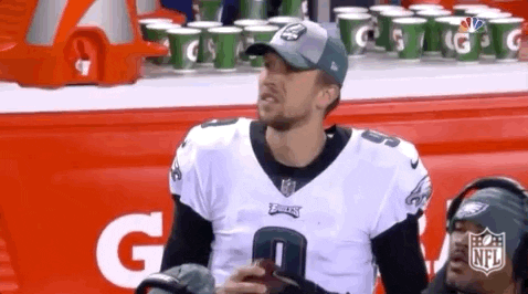Nick Foles Throwing Arms In The Air GIF