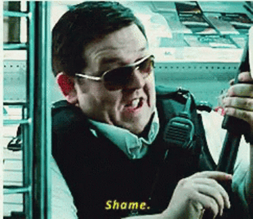 Nick Frost That's A Shame GIF