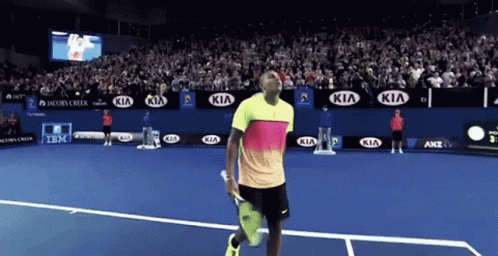 Nick Kyrgios Asking For Cheering GIF