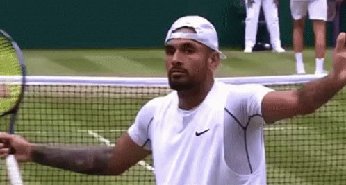 Nick Kyrgios Bowing GIF
