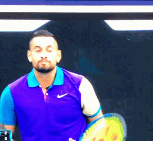 Nick Kyrgios Hands On Hips GIF