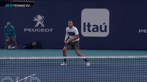 Nick Kyrgios Low Shot GIF