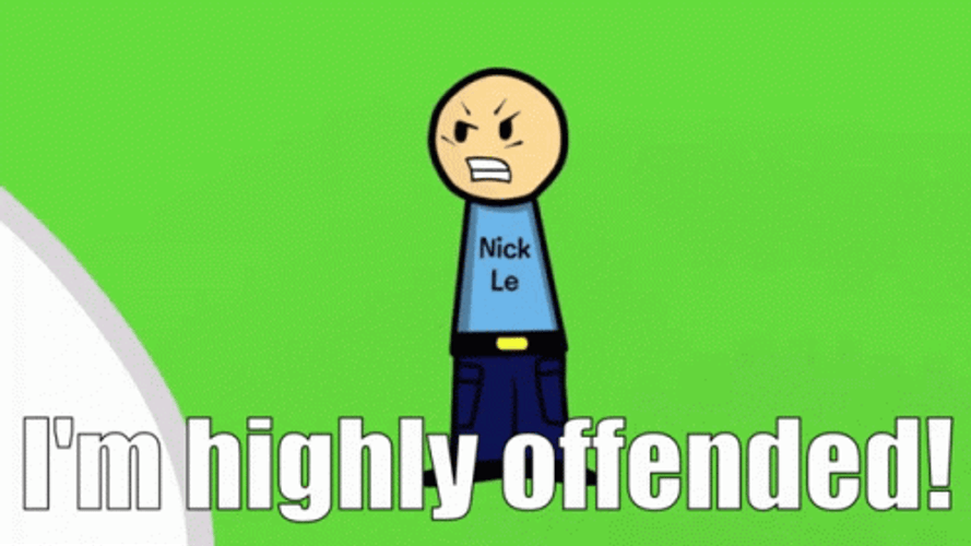 Nick Le Inanimate Insanity Highly Offended GIF