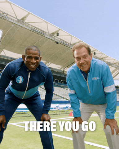 Nick Saban And Deion Sanders GIF