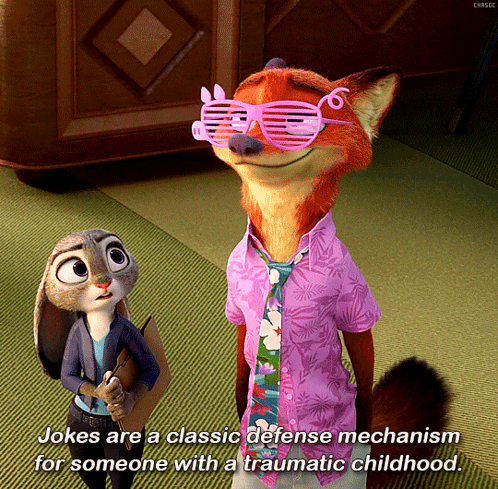 Nick Wilde and Judy Hopps Wearing Sunglasses