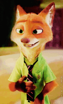 Nick Wilde Giving Thumbs Up GIF