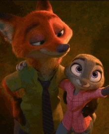 Nick Wilde & Zootopia In Good Vibes Reaction GIF
