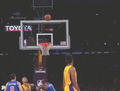 Nick Young Celebrate Miss Shot Lakers GIF