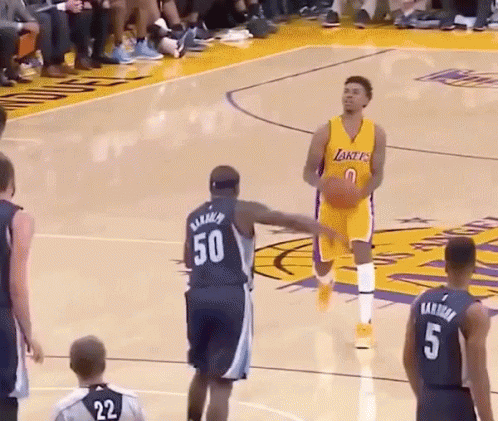 Nick Young Three Pause Follow Through GIF