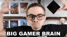 Nick Zetta Big Gamer Brain Meme GIF