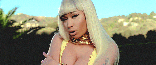 Nicki Mina Wink Anaconda Music Video GIF