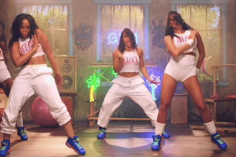 Nicki Minaj Anaconda Back Up Dancers GIF