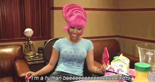 Nicki Minaj Anaconda Sayig Human Being GIF