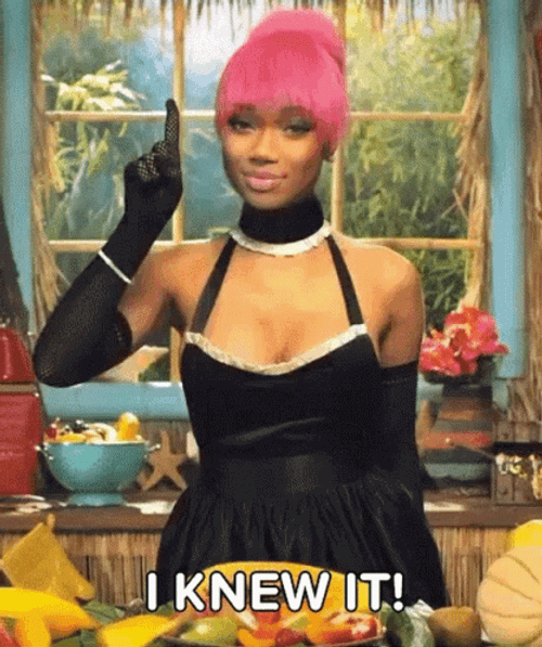 Nicki Minaj I Knew It GIF