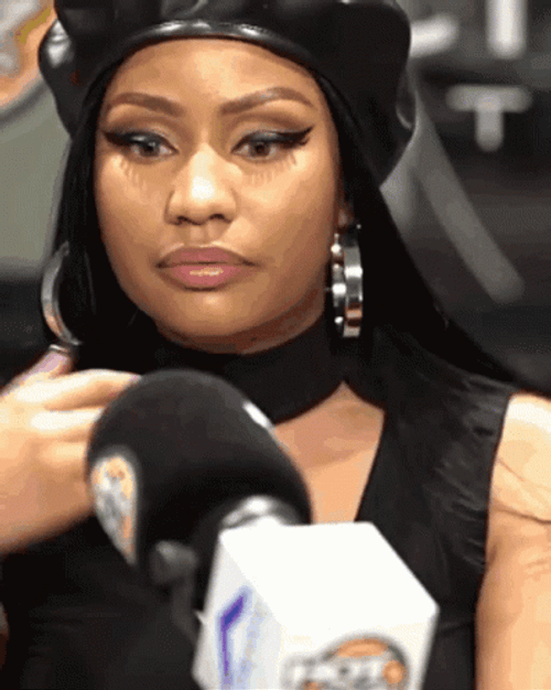 Nicki Minaj Rolls Eyes GIF