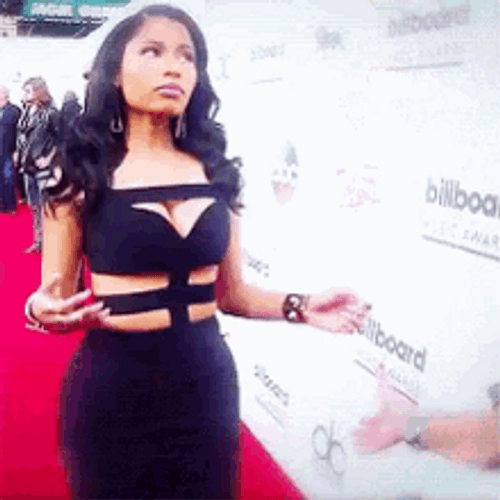 Nicki Minaj Smug Celebrities GIF