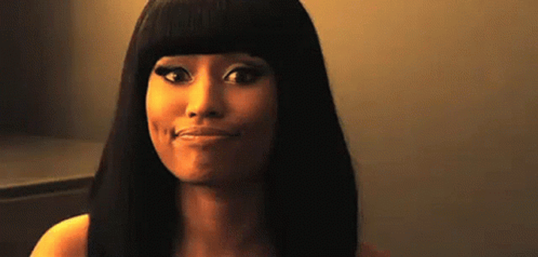 Nicki Minaj Whatever Shrug GIF