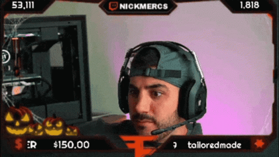 Nickmercs American Youtuber Flex GIF