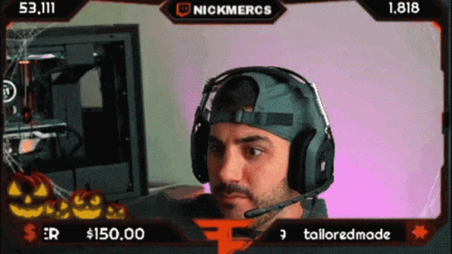 Nickmercs Headphones GIF