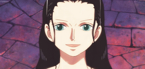 Nico Robin Giggles Smile GIF