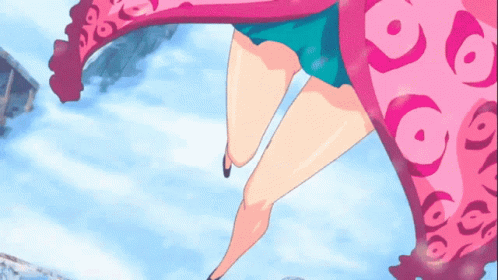 Nico Robin Hand Wings With Her Red Dress GIF