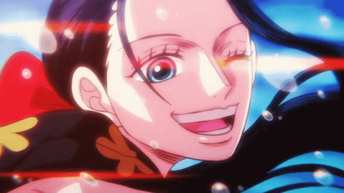 Nico Robin Big Smile And Wink GIF