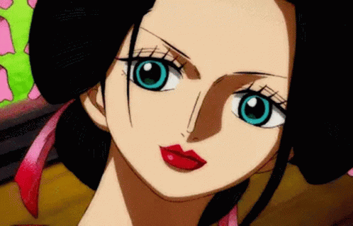 Nico Robin And Her Red Lips GIF