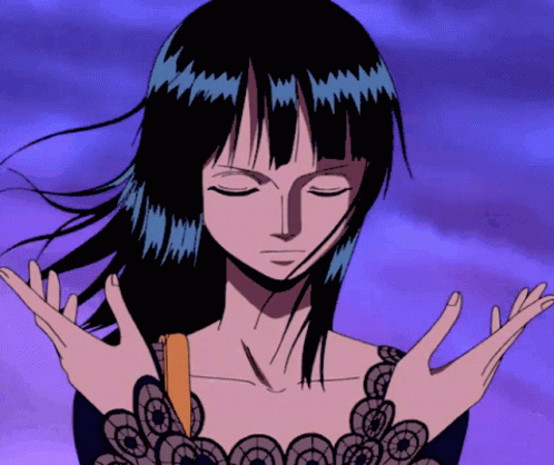 Nico Robin Meditating Mood GIF