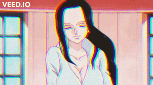 Nico Robin And Her Simple Grey Sleeves GIF