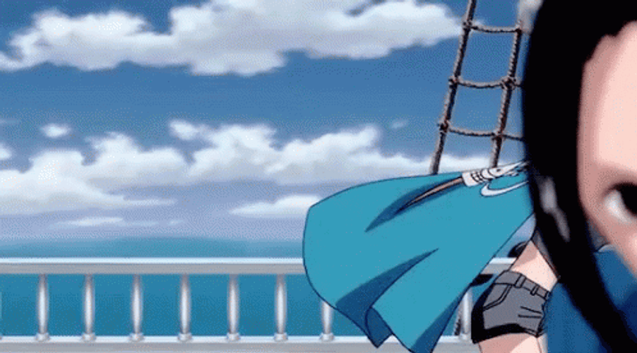 Nico Robin Crossing Hands GIF