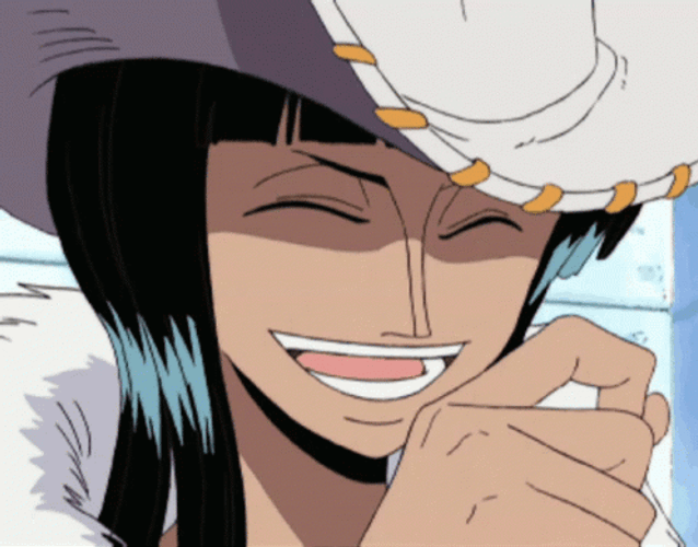 Nico Robin Cute Smile GIF