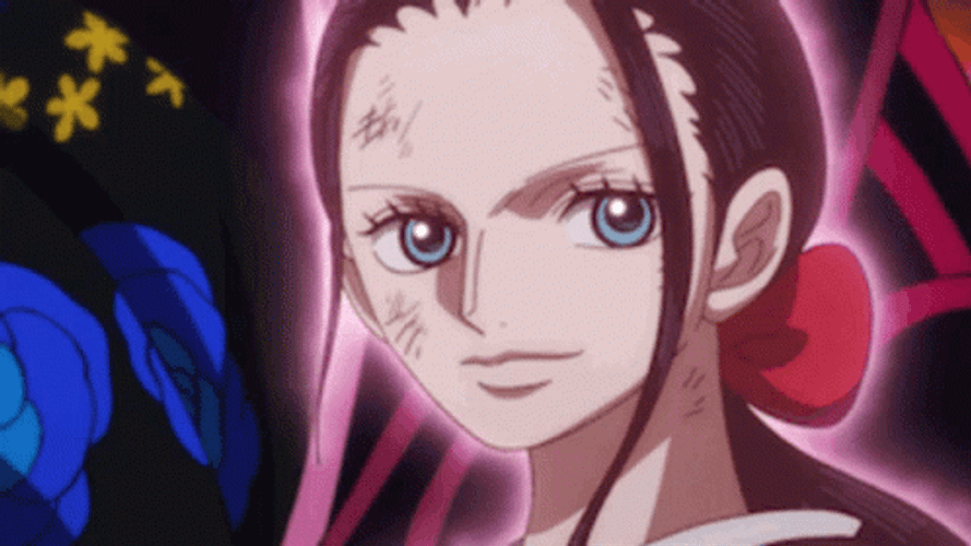 Nico Robin Cute Winking GIF