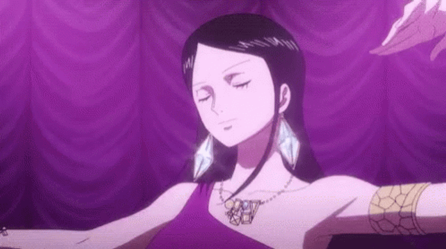 Nico Robin Dance Wearing Big Diamond Earrings GIF