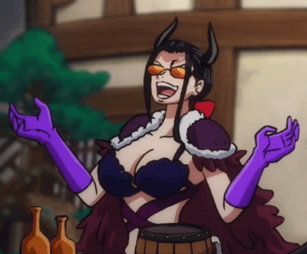 Nico Robin Evil Laugh GIF